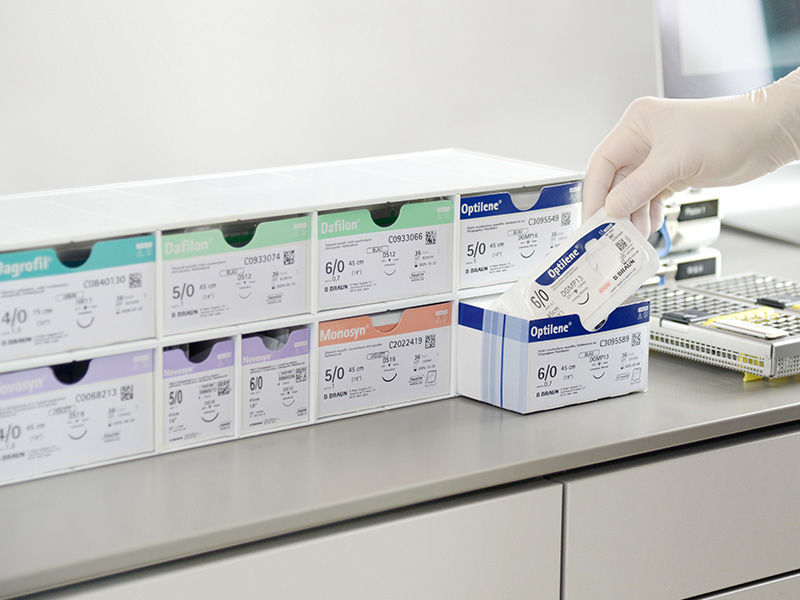 Support pour fil de suture chirurgical B. Braun