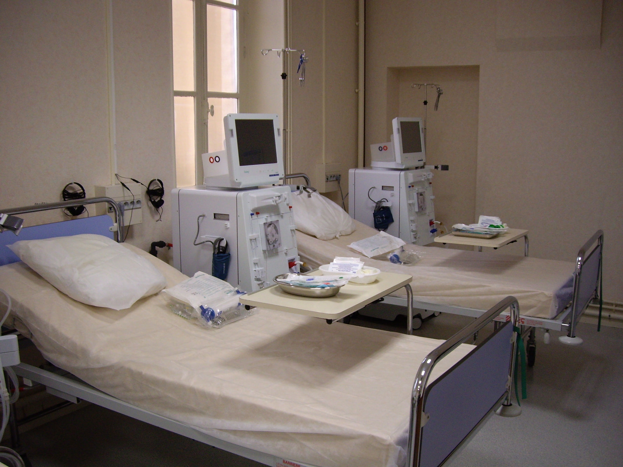 Photo d'un centre de dialyse B. Braun Avitum